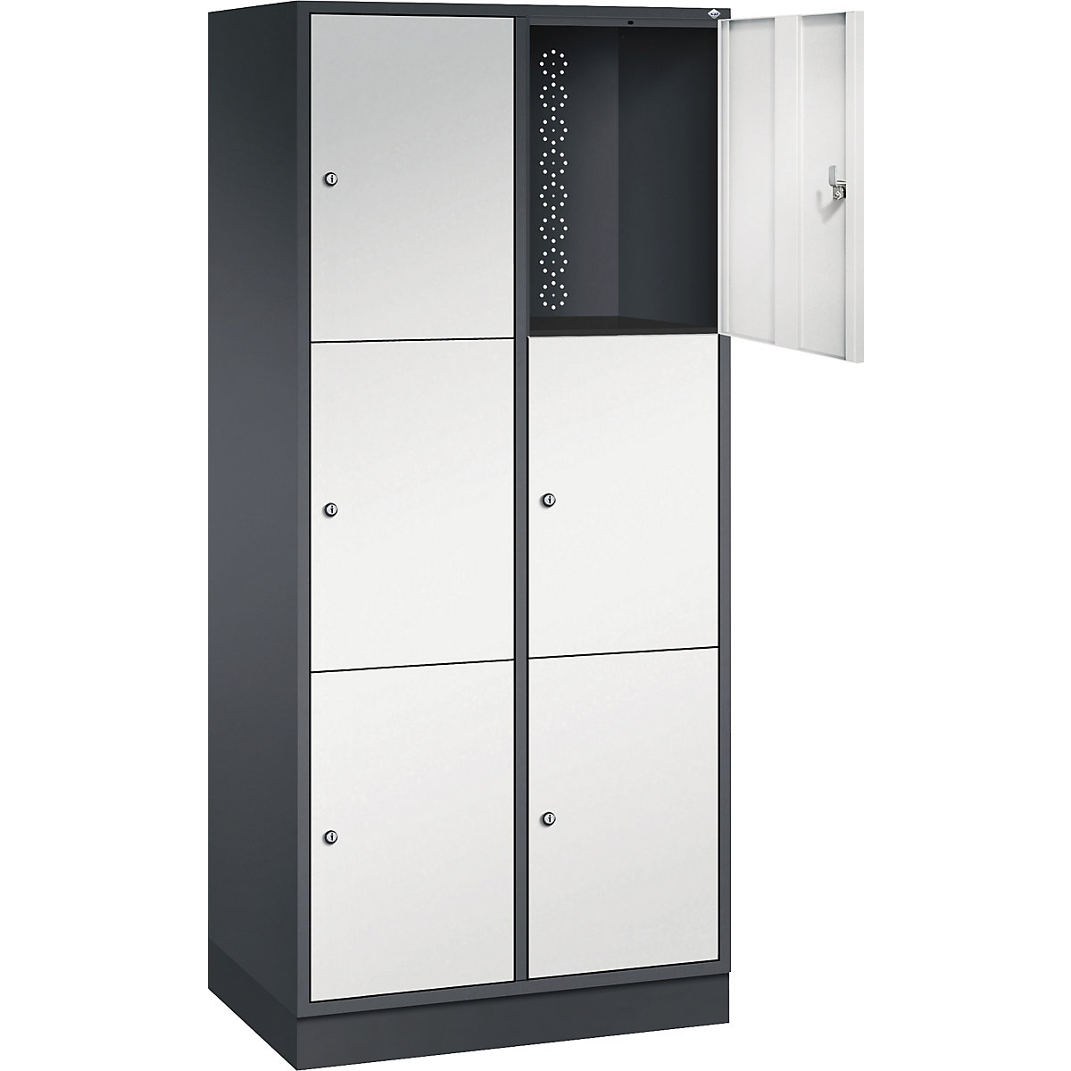 Dulap cu 3 compartimente cu încuietoare Intro – C+P (Imagine produs 2)-1