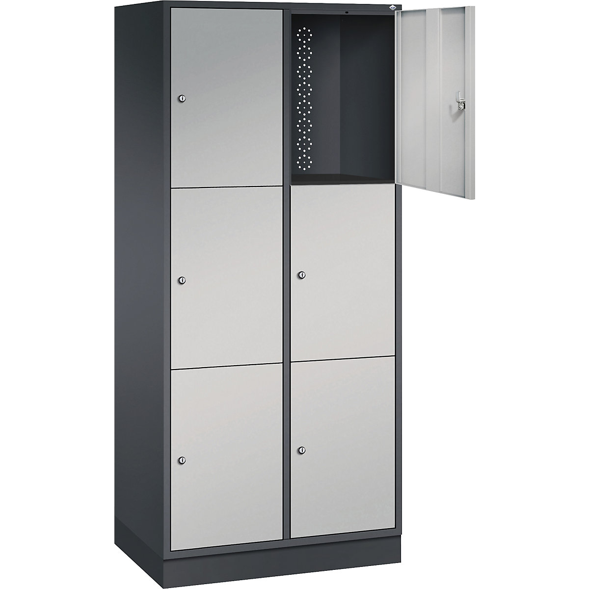 Dulap cu 3 compartimente cu încuietoare Intro – C+P (Imagine produs 2)-1