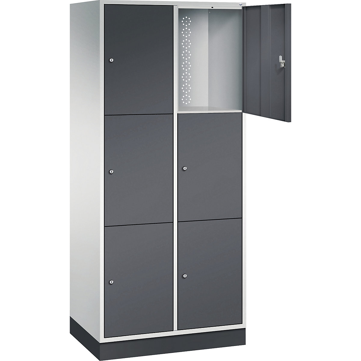 Dulap cu 3 compartimente cu încuietoare Intro – C+P (Imagine produs 2)-1