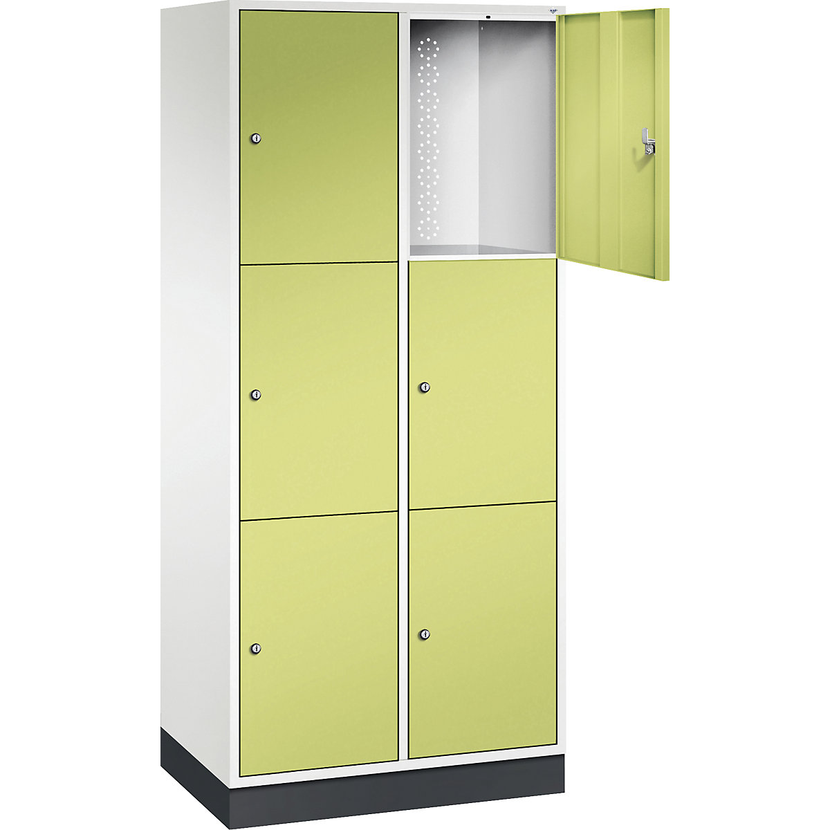 Dulap cu 3 compartimente cu încuietoare Intro – C+P (Imagine produs 2)-1