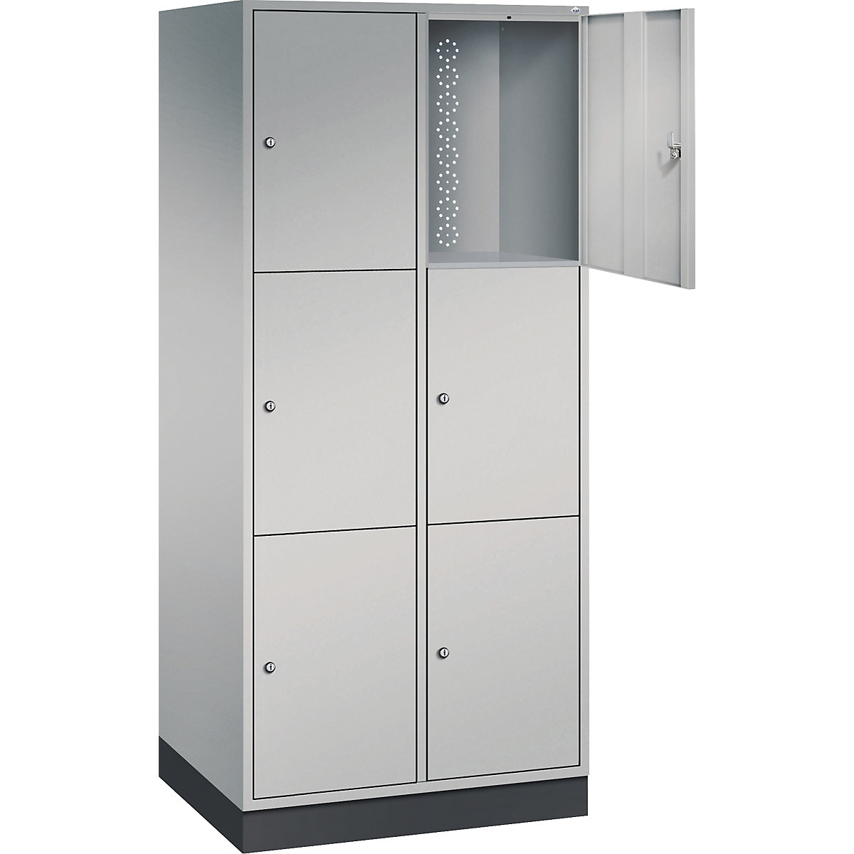 Dulap cu 3 compartimente cu încuietoare Intro – C+P (Imagine produs 2)-1