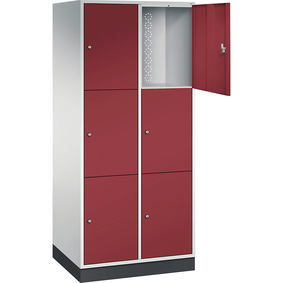 Dulap cu 3 compartimente cu încuietoare Intro – C+P (Imagine produs 2)-1