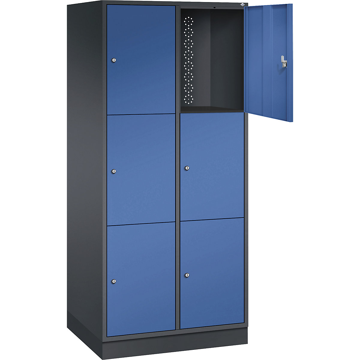 Dulap cu 3 compartimente cu încuietoare Intro – C+P (Imagine produs 2)-1