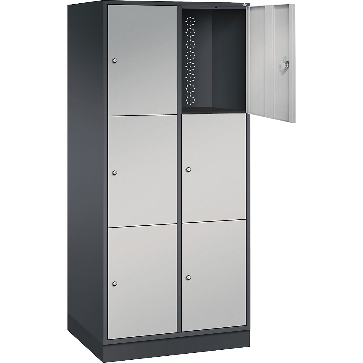 Dulap cu 3 compartimente cu încuietoare Intro – C+P (Imagine produs 2)-1