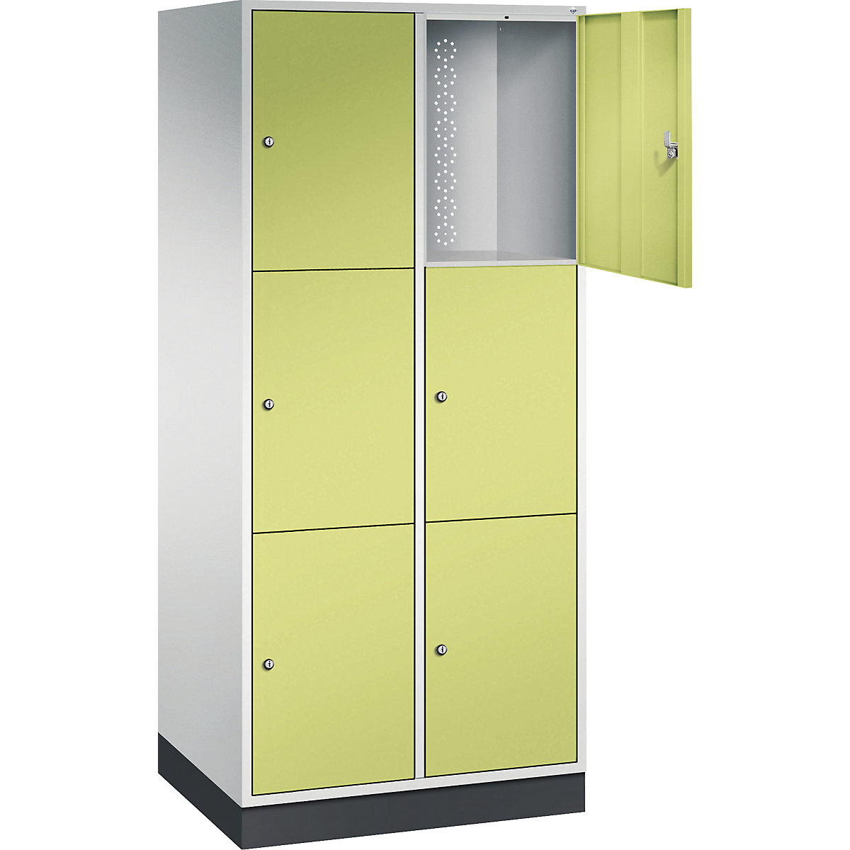 Dulap cu 3 compartimente cu încuietoare Intro – C+P (Imagine produs 2)-1
