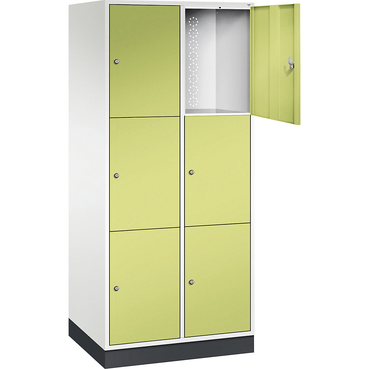 Dulap cu 3 compartimente cu încuietoare Intro – C+P (Imagine produs 2)-1