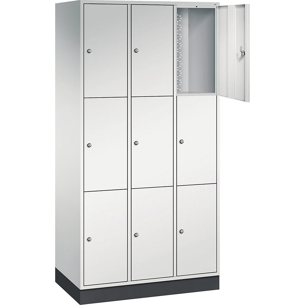 Dulap cu 3 compartimente cu încuietoare Intro – C+P (Imagine produs 2)-1