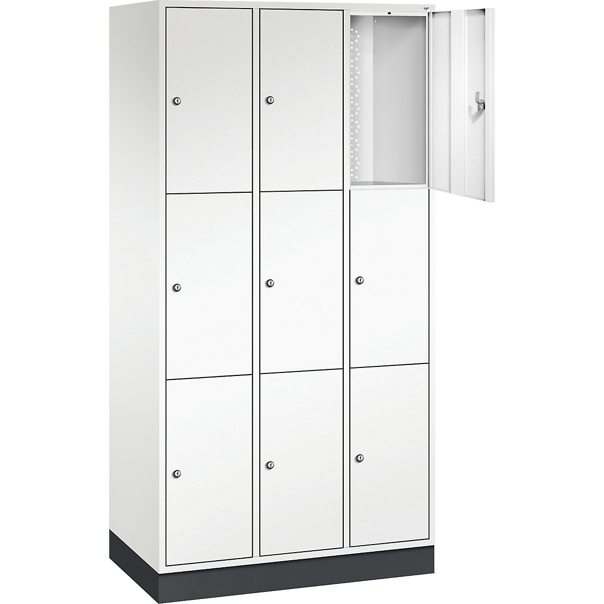 Dulap cu 3 compartimente cu încuietoare Intro – C+P (Imagine produs 2)-1
