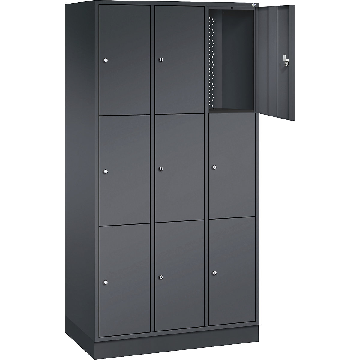 Dulap cu 3 compartimente cu încuietoare Intro – C+P (Imagine produs 2)-1