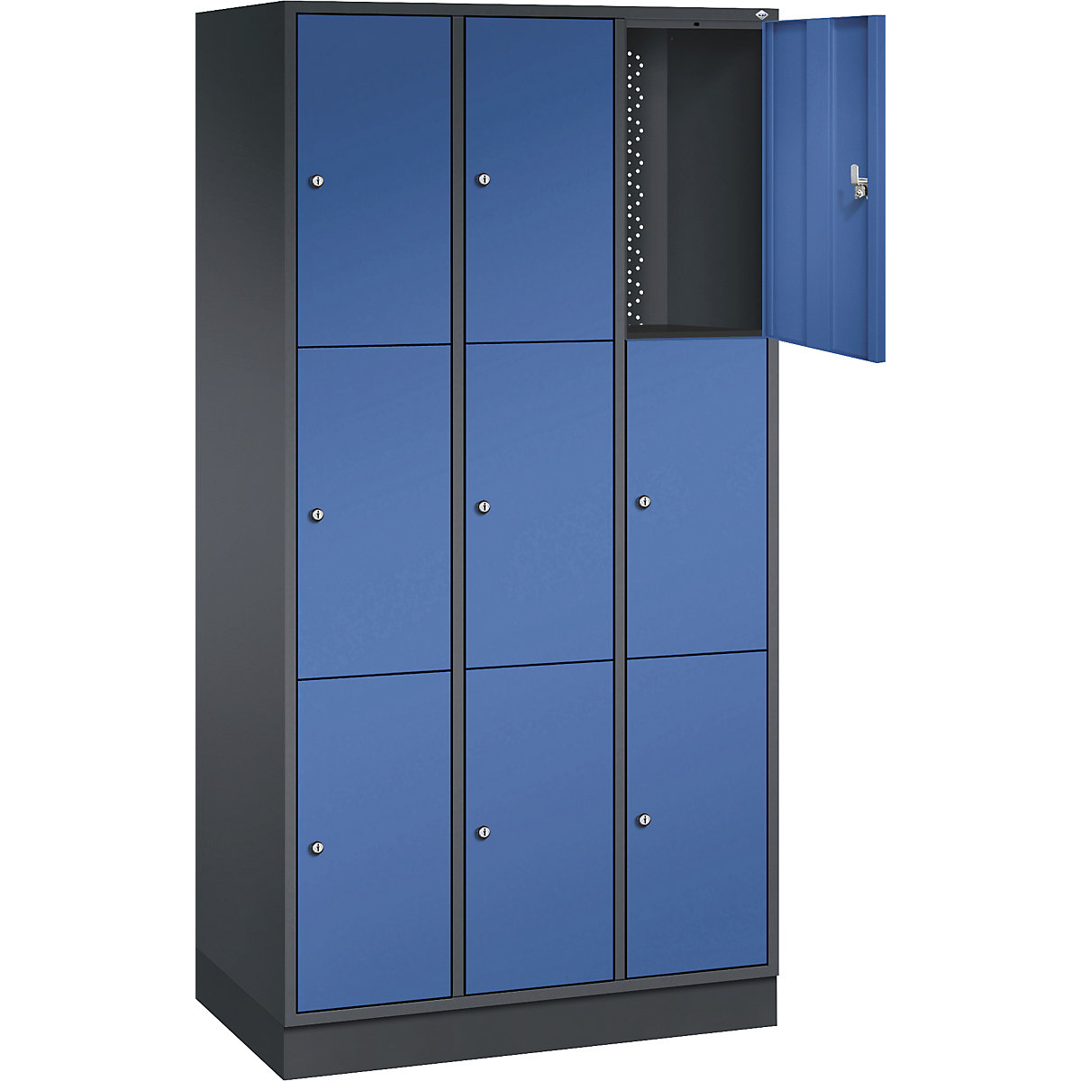 Dulap cu 3 compartimente cu încuietoare Intro – C+P (Imagine produs 2)-1