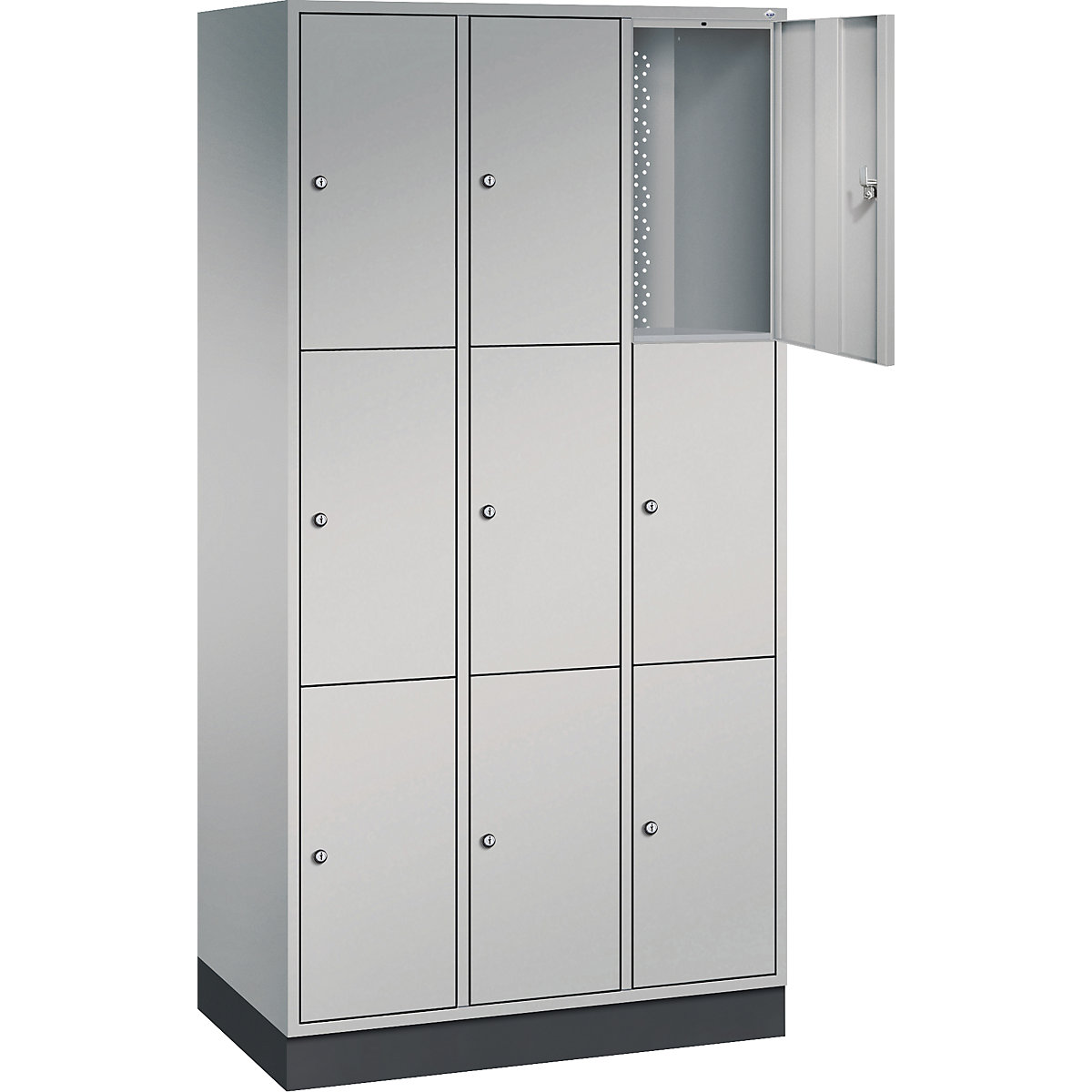 Dulap cu 3 compartimente cu încuietoare Intro – C+P (Imagine produs 2)-1