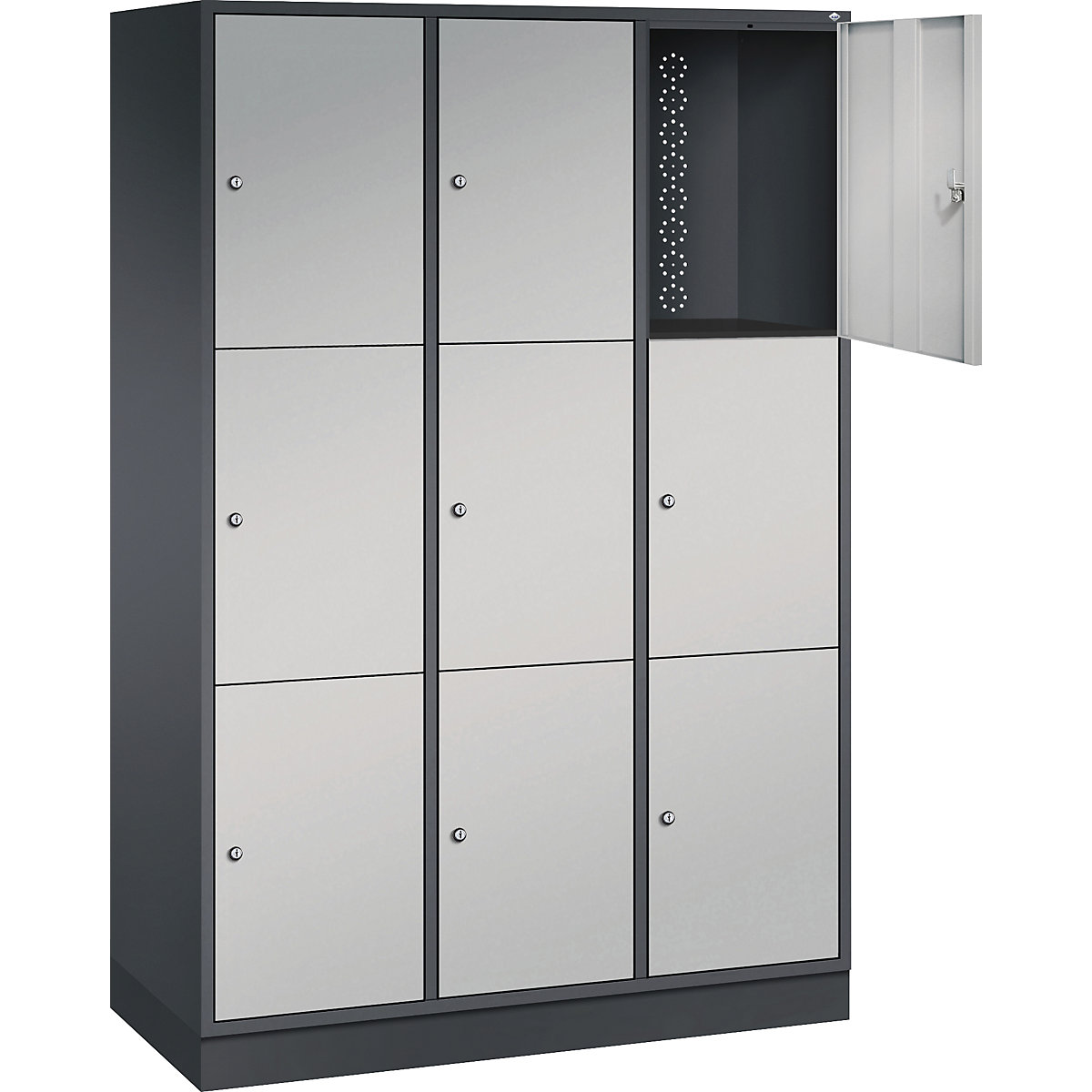Dulap cu 3 compartimente cu încuietoare Intro – C+P (Imagine produs 2)-1