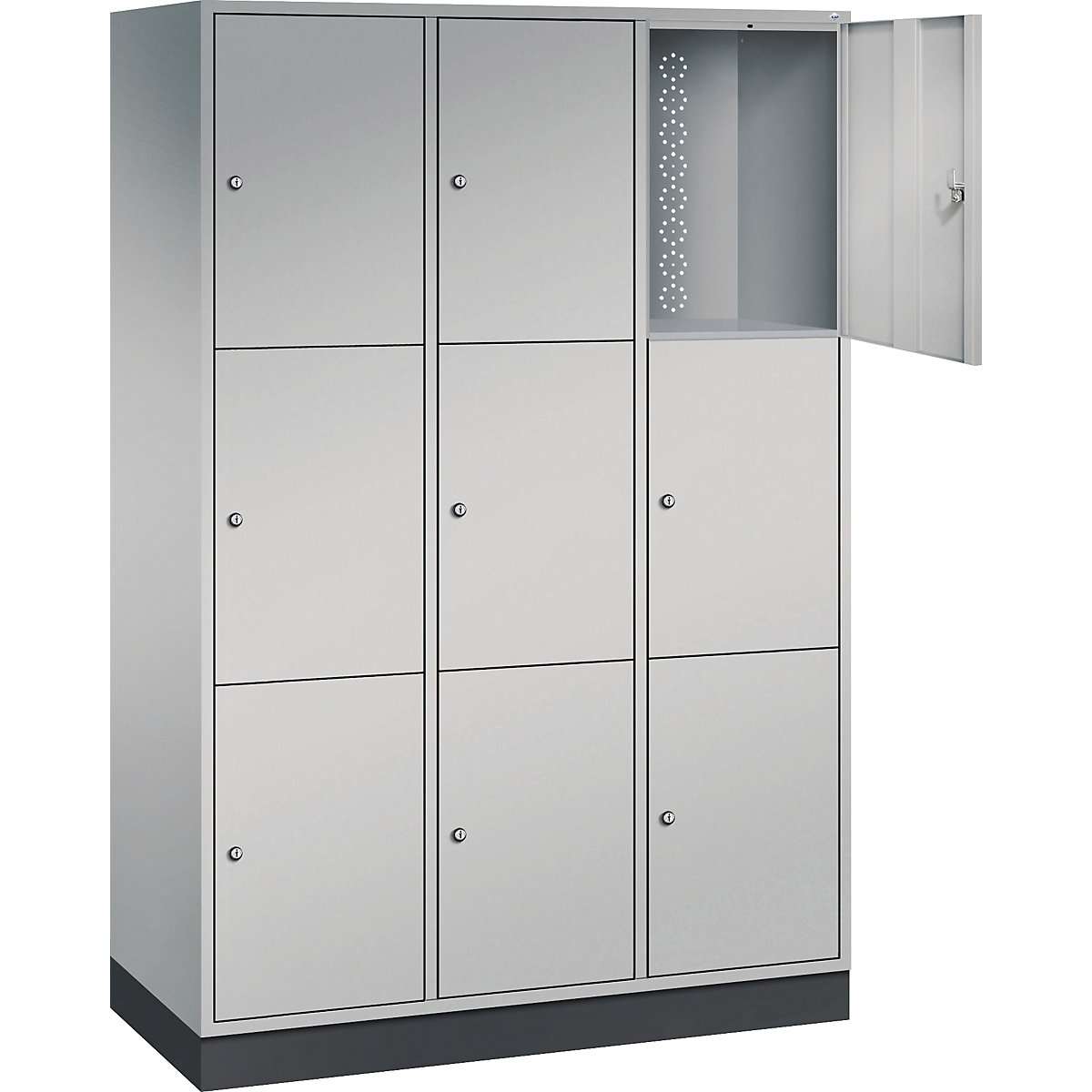 Dulap cu 3 compartimente cu încuietoare Intro – C+P (Imagine produs 2)-1