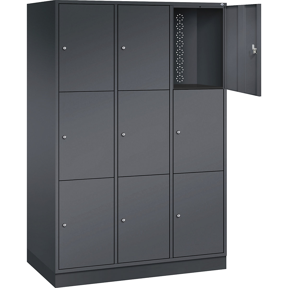 Dulap cu 3 compartimente cu încuietoare Intro – C+P (Imagine produs 2)-1