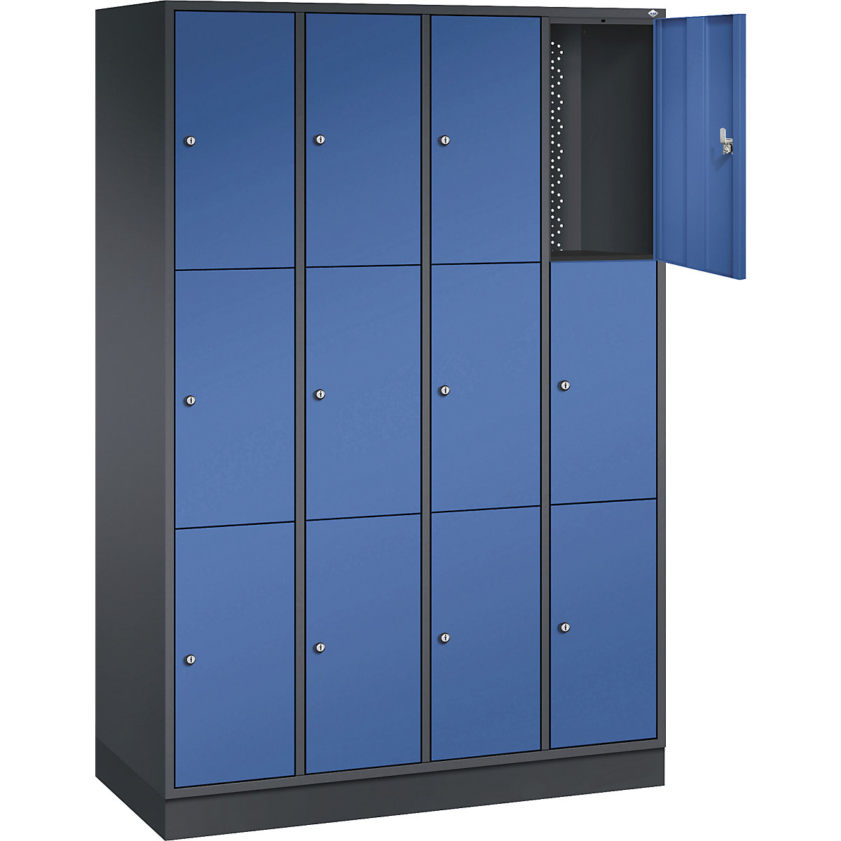 Dulap cu 3 compartimente cu încuietoare Intro – C+P (Imagine produs 2)-1