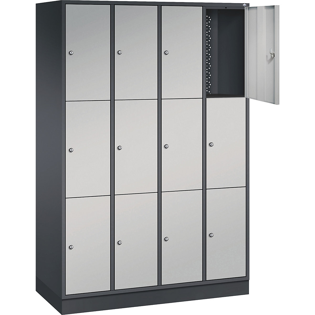 Dulap cu 3 compartimente cu încuietoare Intro – C+P (Imagine produs 2)-1