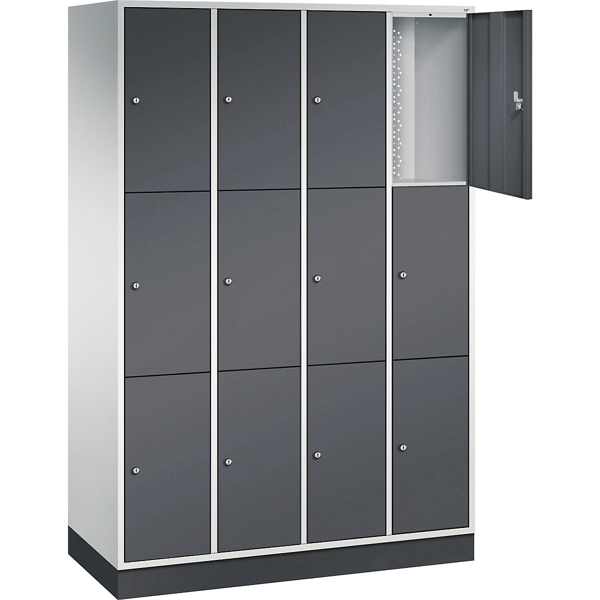 Dulap cu 3 compartimente cu încuietoare Intro – C+P (Imagine produs 2)-1