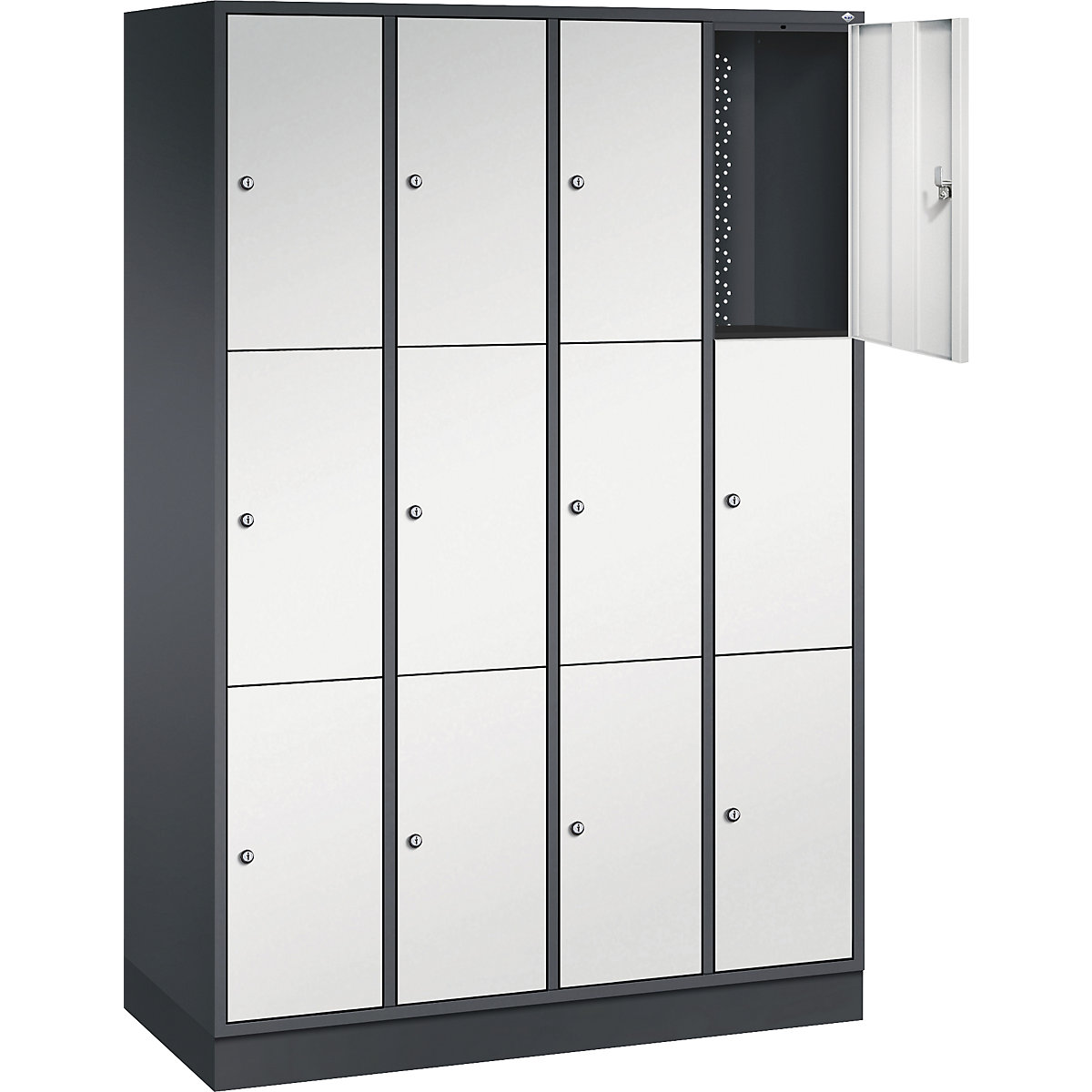 Dulap cu 3 compartimente cu încuietoare Intro – C+P (Imagine produs 2)-1