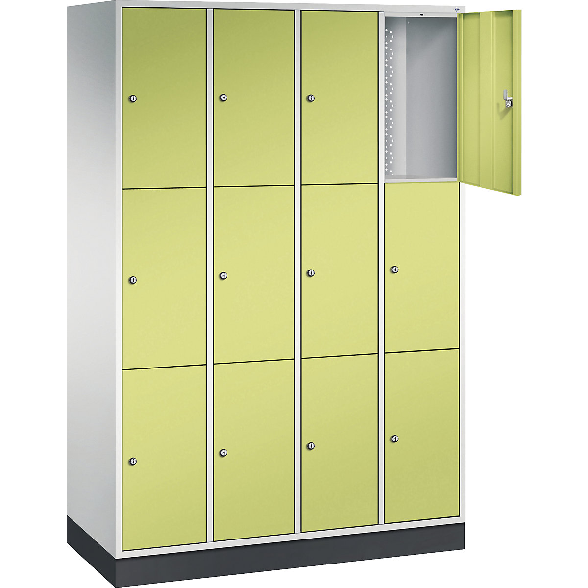 Dulap cu 3 compartimente cu încuietoare Intro – C+P (Imagine produs 2)-1