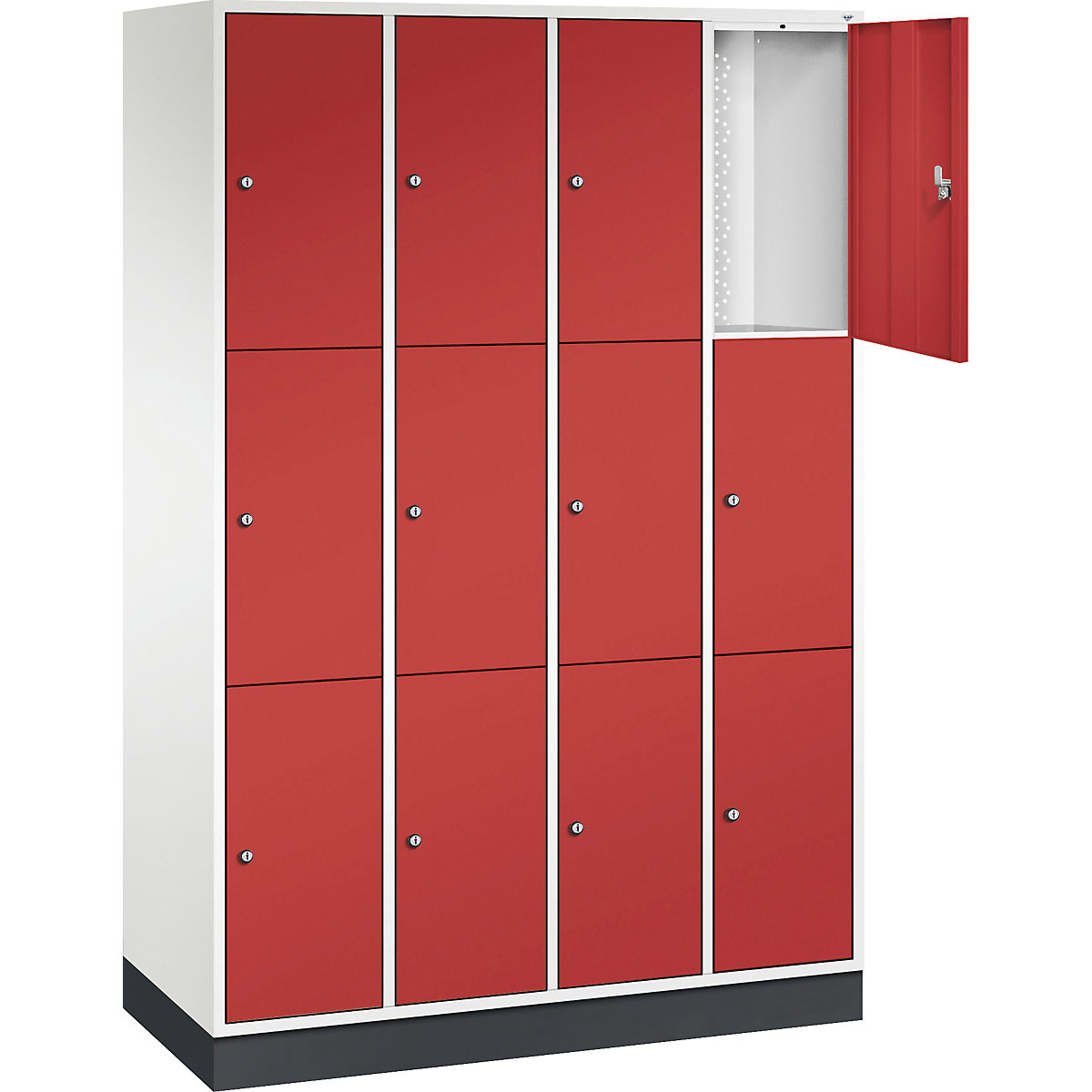 Dulap cu 3 compartimente cu încuietoare Intro – C+P (Imagine produs 2)-1