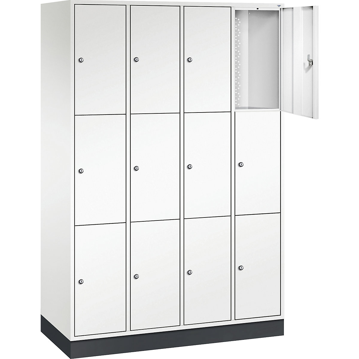 Dulap cu 3 compartimente cu încuietoare Intro – C+P (Imagine produs 2)-1