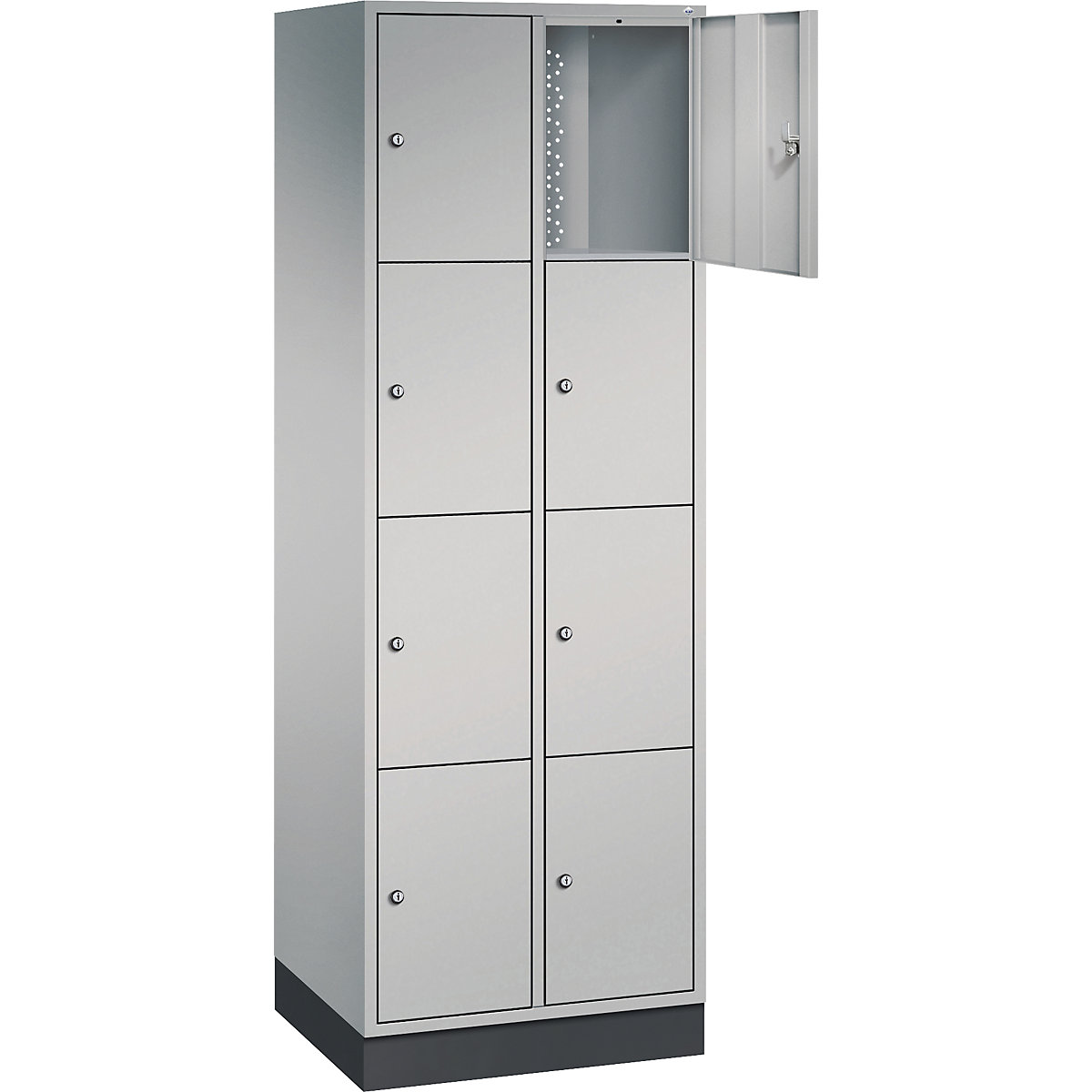 Dulap cu 4 compartimente cu încuietoare Intro – C+P (Imagine produs 2)-1