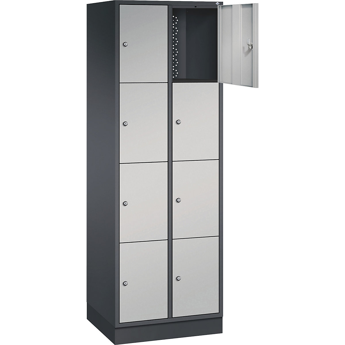 Dulap cu 4 compartimente cu încuietoare Intro – C+P (Imagine produs 2)-1