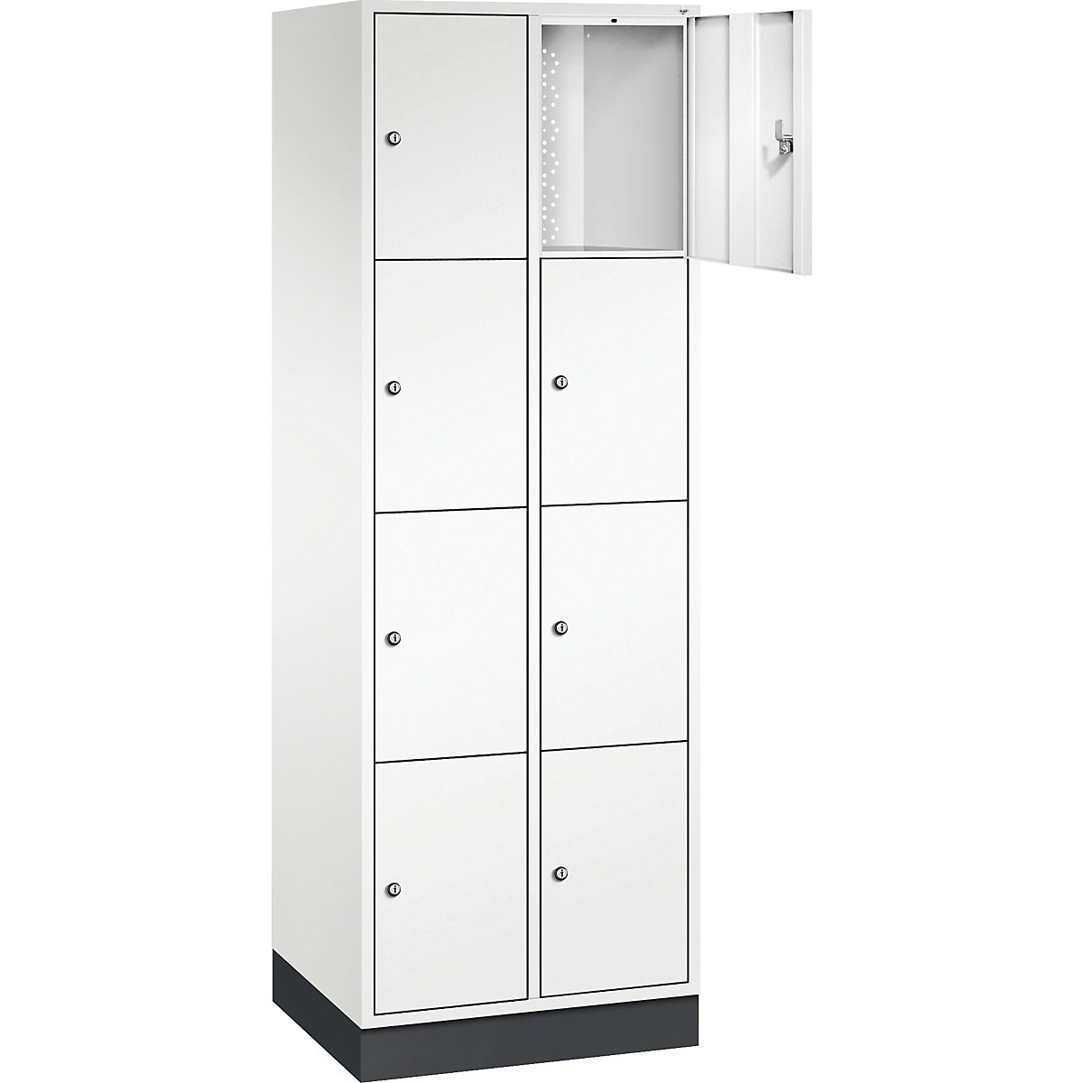Dulap cu 4 compartimente cu încuietoare Intro – C+P (Imagine produs 2)-1
