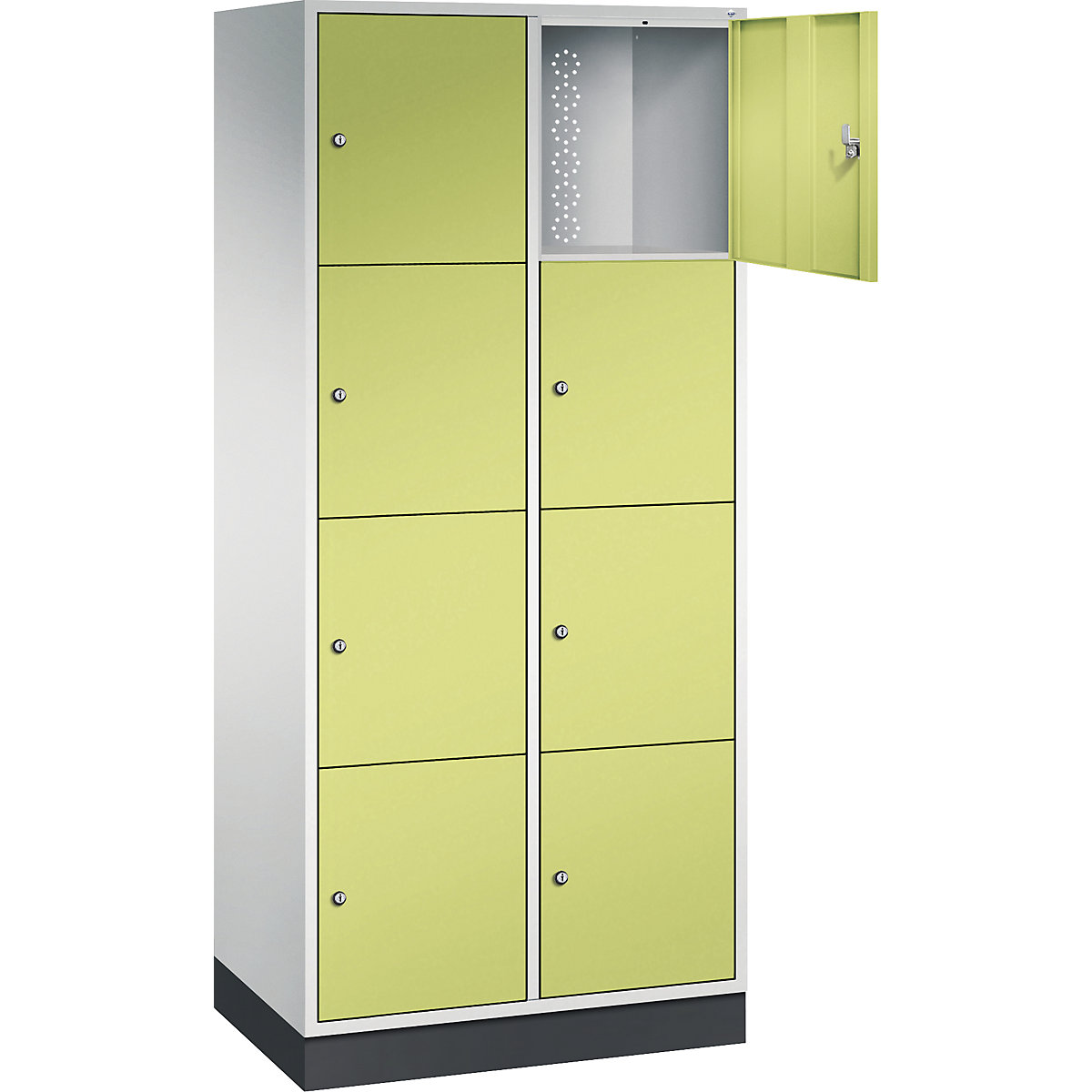 Dulap cu 4 compartimente cu încuietoare Intro – C+P (Imagine produs 2)-1