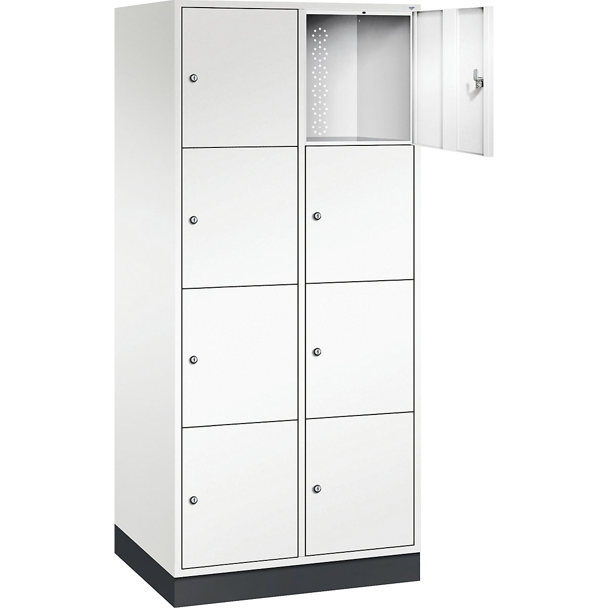 Dulap cu 4 compartimente cu încuietoare Intro – C+P (Imagine produs 2)-1