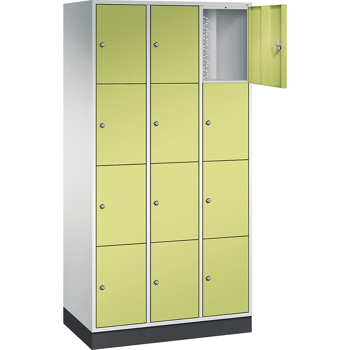 Dulap cu 4 compartimente cu încuietoare Intro – C+P (Imagine produs 2)-1