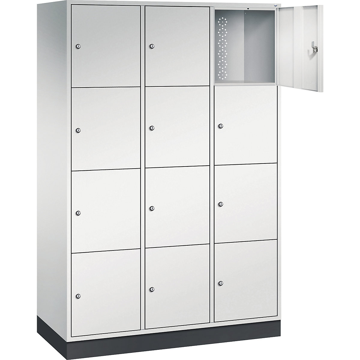 Dulap cu 4 compartimente cu încuietoare Intro – C+P (Imagine produs 2)-1