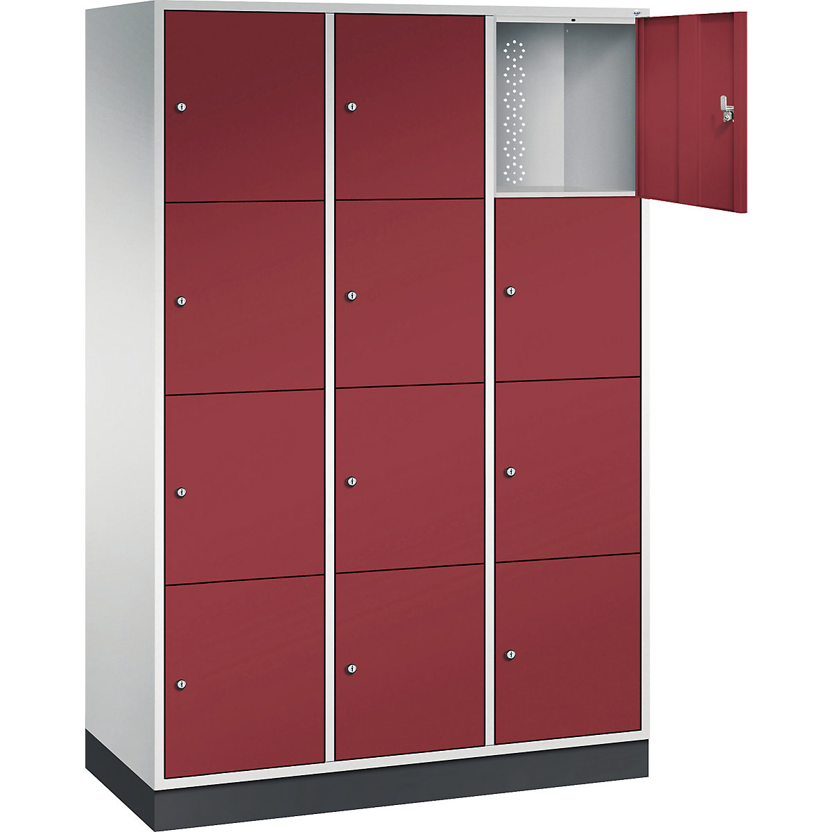 Dulap cu 4 compartimente cu încuietoare Intro – C+P (Imagine produs 2)-1