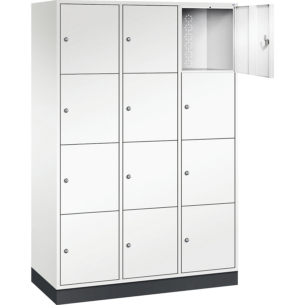Dulap cu 4 compartimente cu încuietoare Intro – C+P (Imagine produs 2)-1
