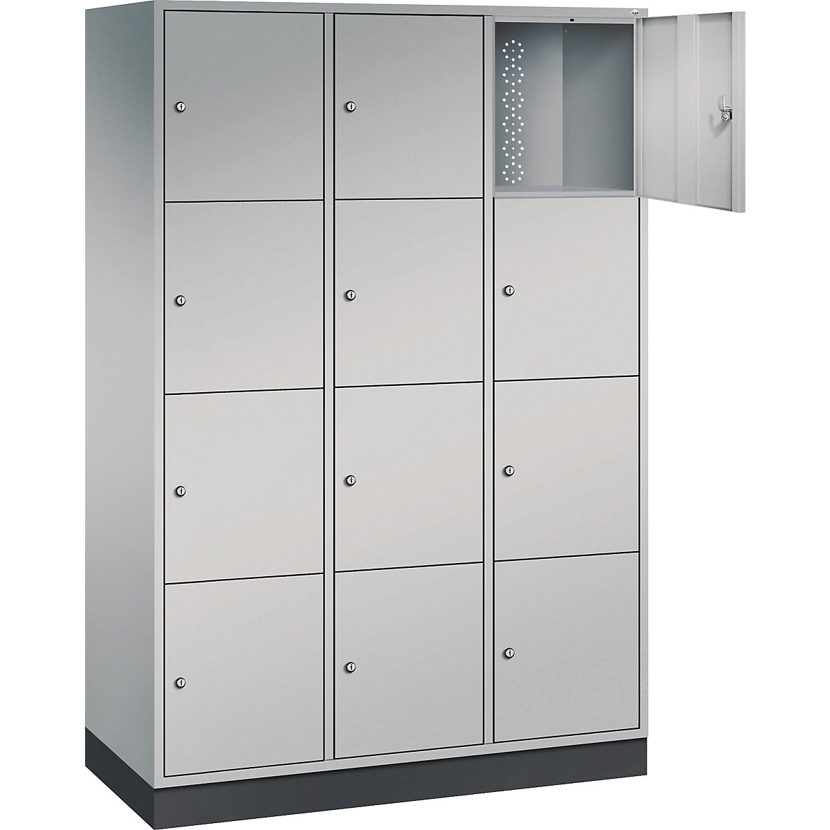 Dulap cu 4 compartimente cu încuietoare Intro – C+P (Imagine produs 2)-1
