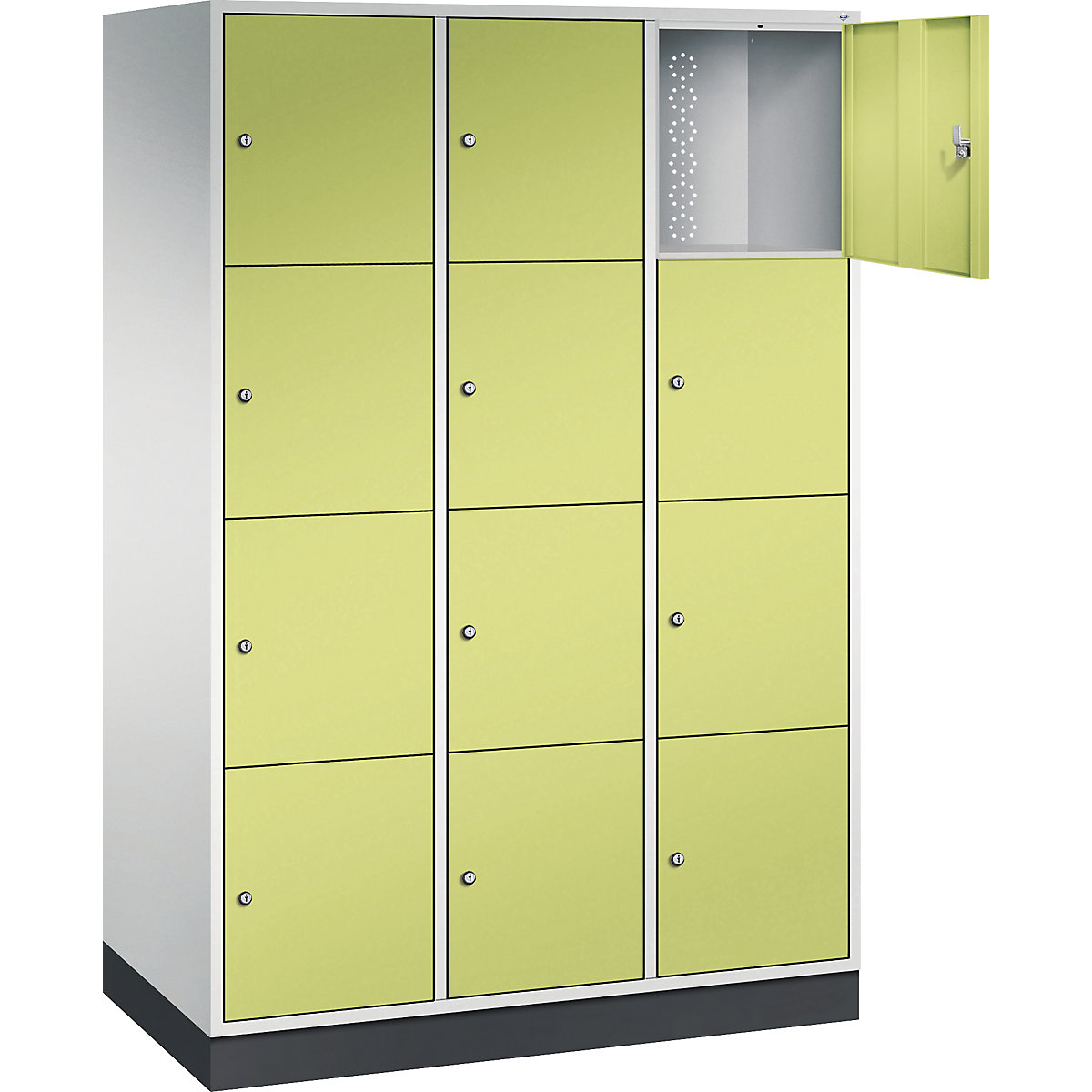Dulap cu 4 compartimente cu încuietoare Intro – C+P (Imagine produs 2)-1