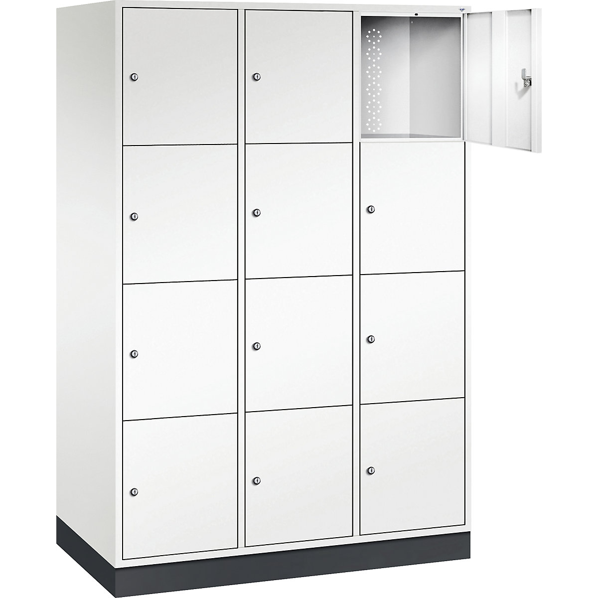 Dulap cu 4 compartimente cu încuietoare Intro – C+P (Imagine produs 2)-1