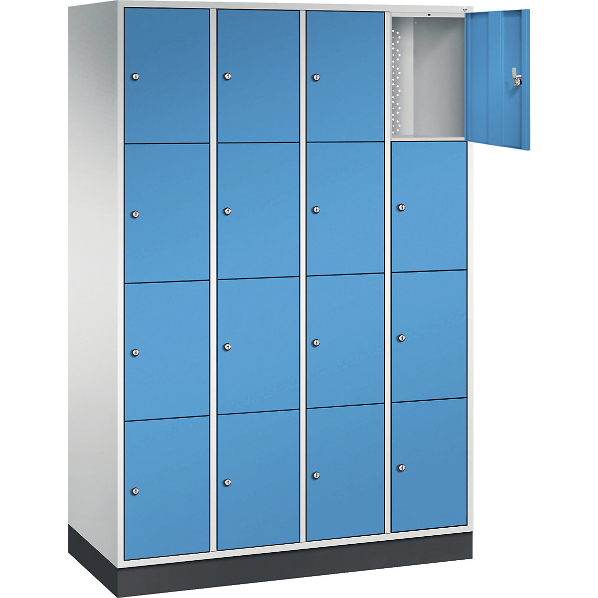 Dulap cu 4 compartimente cu încuietoare Intro – C+P (Imagine produs 2)-1