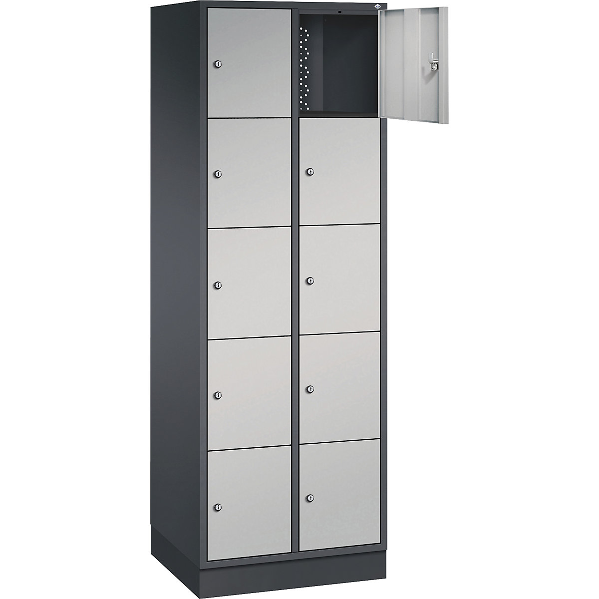 Dulap cu 5 compartimente cu încuietoare Intro – C+P (Imagine produs 2)-1