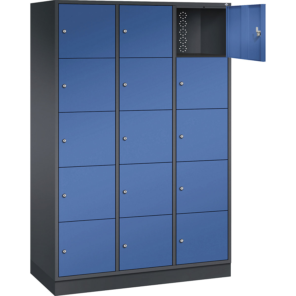 Dulap cu 5 compartimente cu încuietoare Intro – C+P (Imagine produs 2)-1