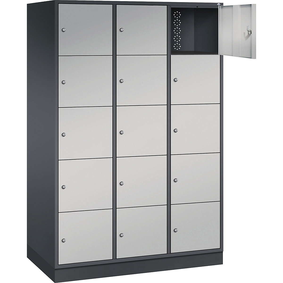 Dulap cu 5 compartimente cu încuietoare Intro – C+P (Imagine produs 2)-1