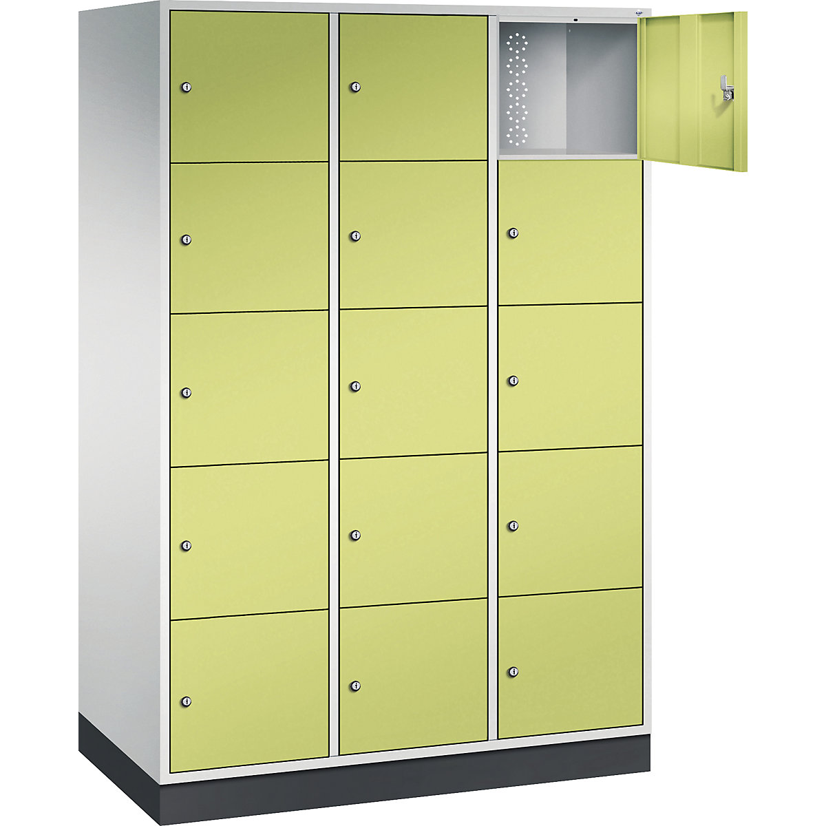 Dulap cu 5 compartimente cu încuietoare Intro – C+P (Imagine produs 2)-1