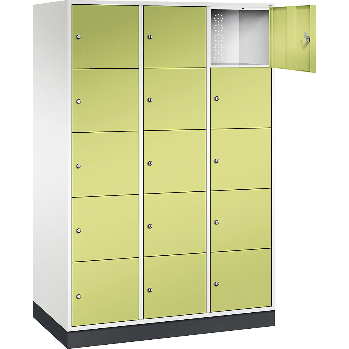 Dulap cu 5 compartimente cu încuietoare Intro – C+P (Imagine produs 2)-1