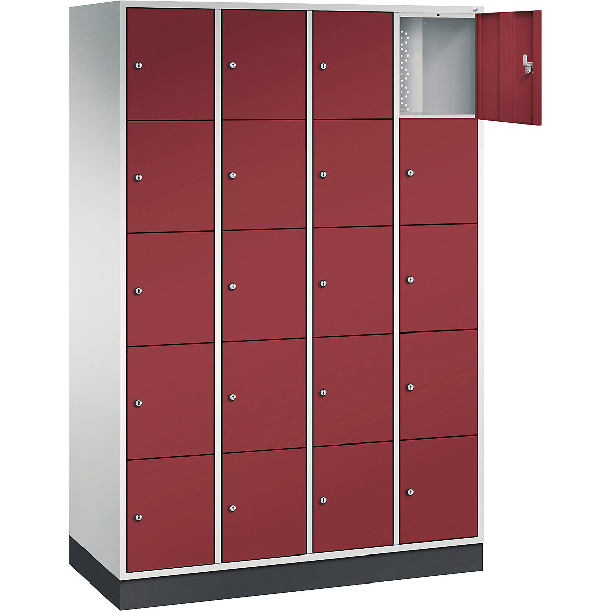 Dulap cu 5 compartimente cu încuietoare Intro – C+P (Imagine produs 2)-1
