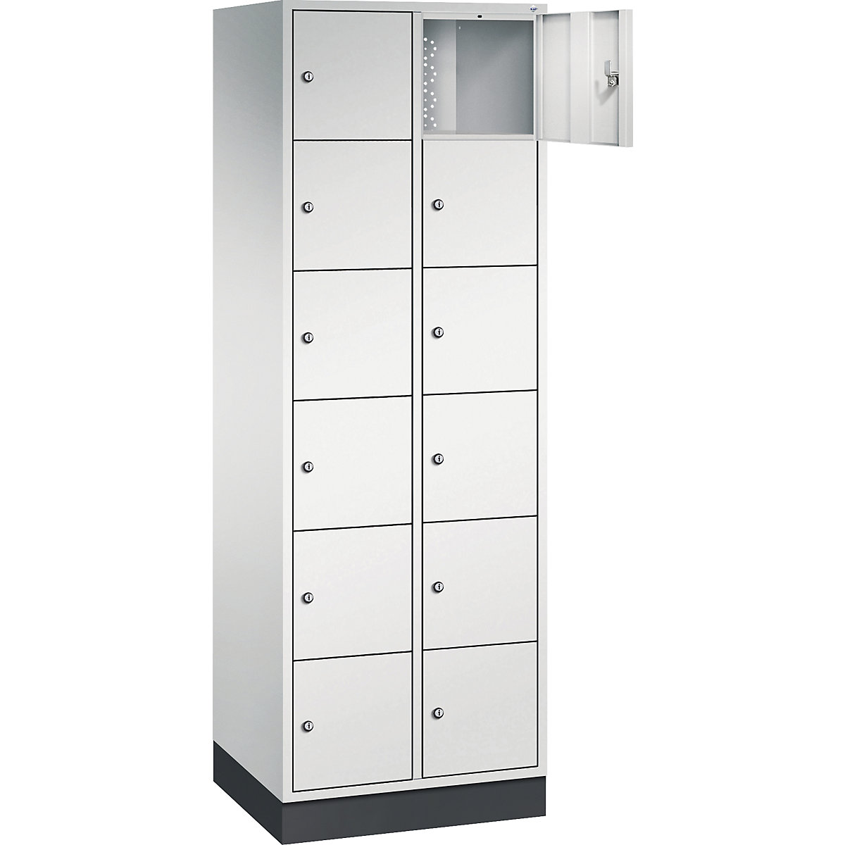 Dulap cu 6 compartimente cu încuietoare Intro – C+P (Imagine produs 2)-1