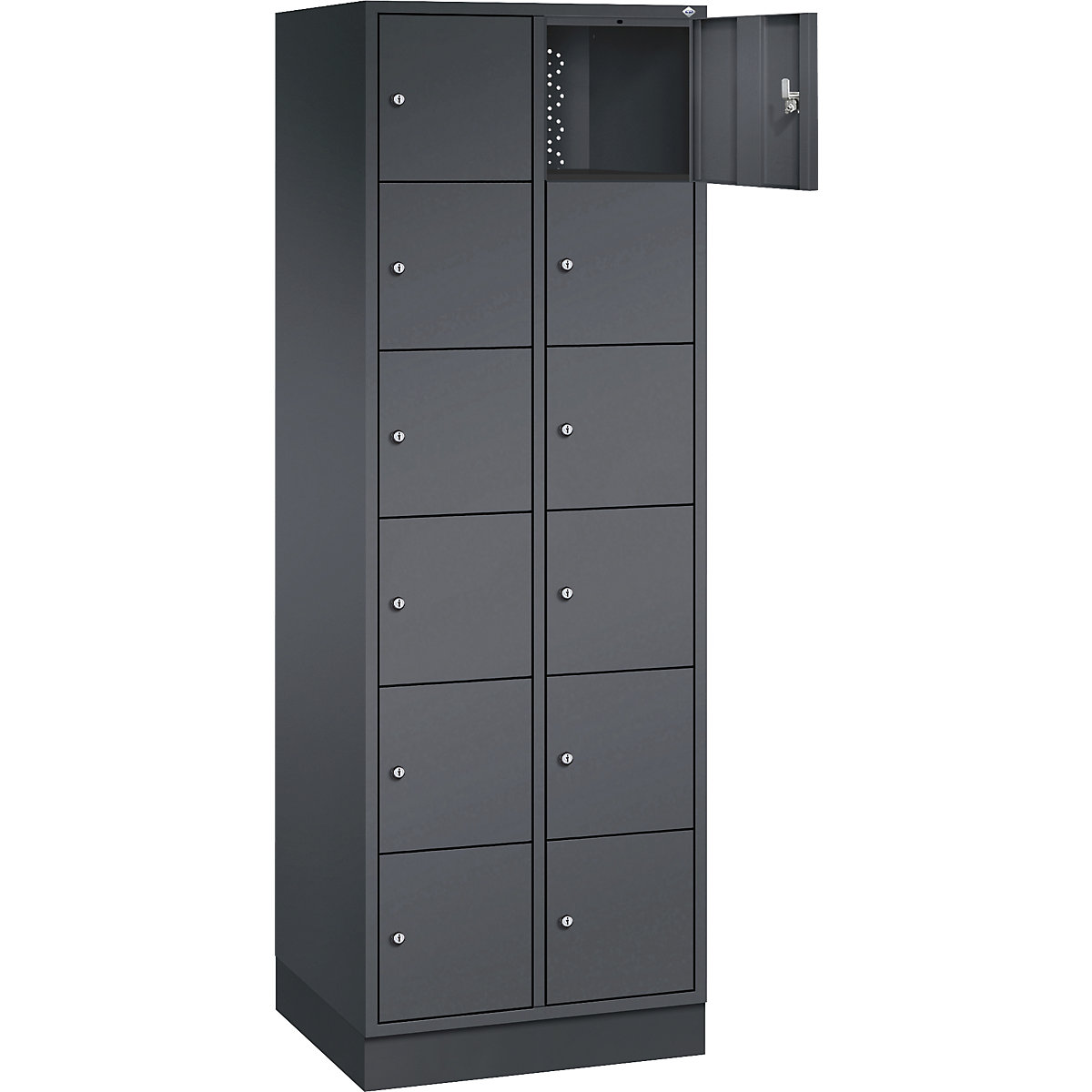 Dulap cu 6 compartimente cu încuietoare Intro – C+P (Imagine produs 2)-1