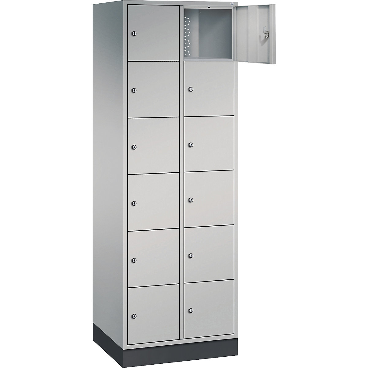 Dulap cu 6 compartimente cu încuietoare Intro – C+P (Imagine produs 2)-1