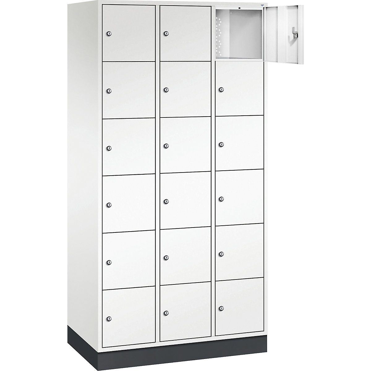 Dulap cu 6 compartimente cu încuietoare Intro – C+P (Imagine produs 2)-1