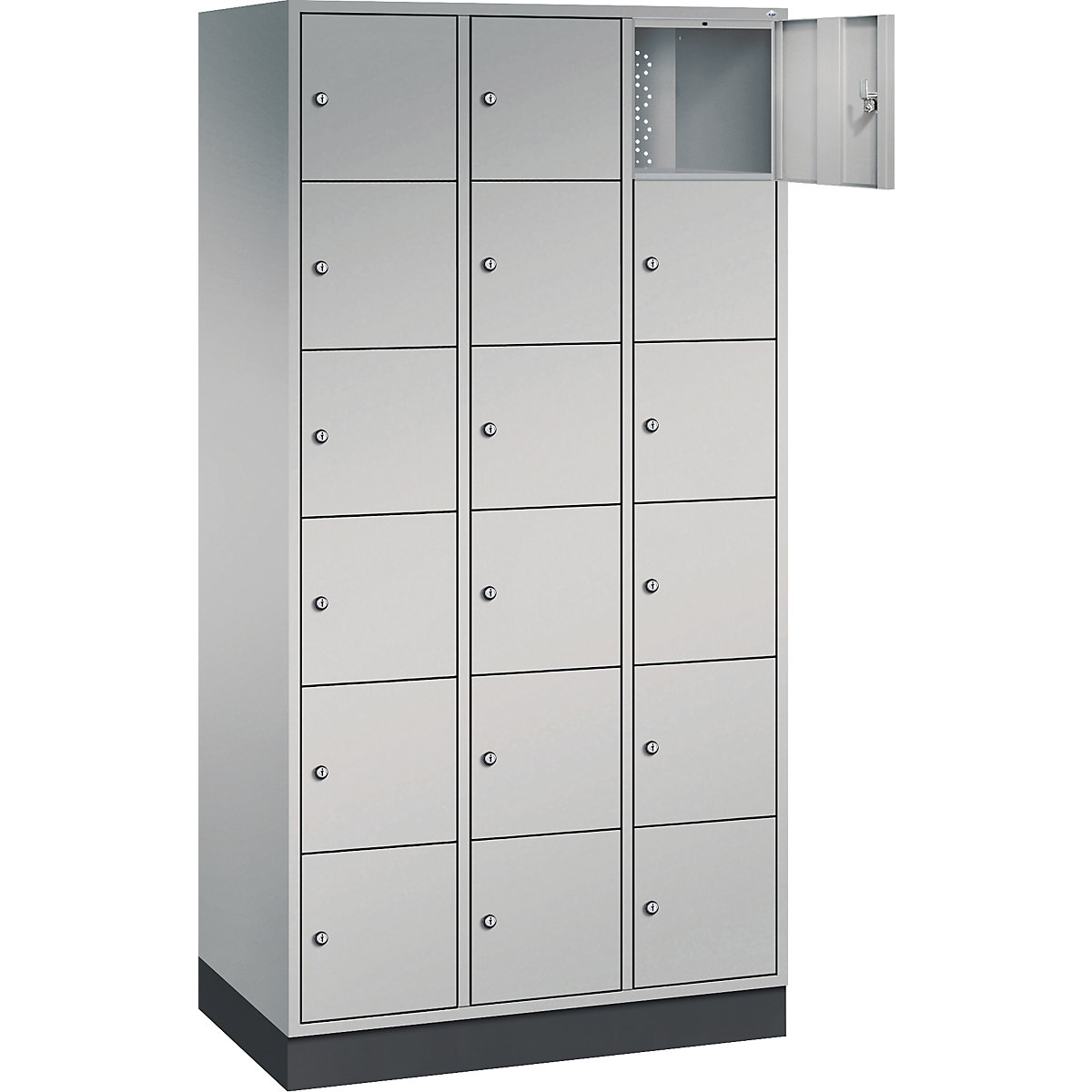Dulap cu 6 compartimente cu încuietoare Intro – C+P (Imagine produs 2)-1