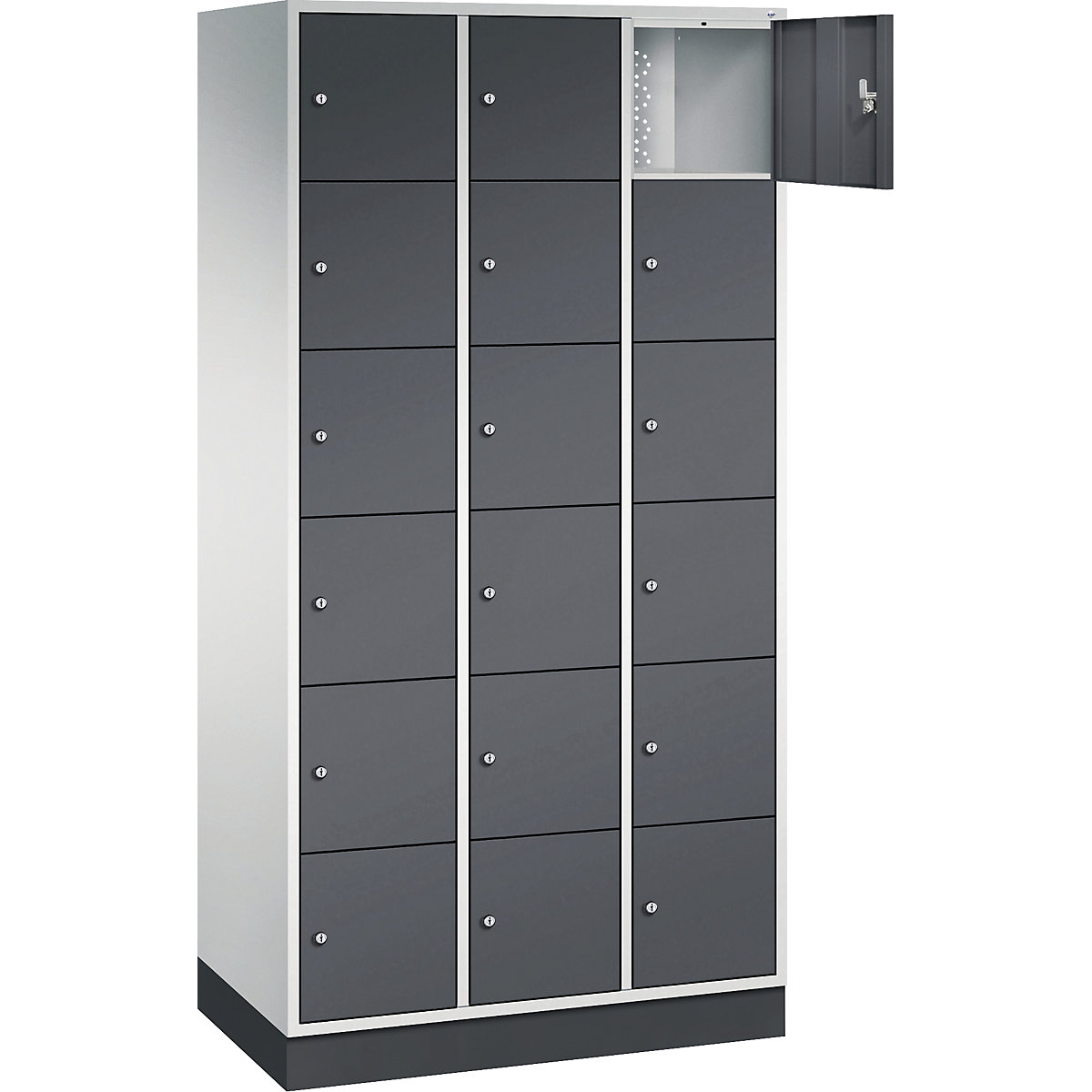 Dulap cu 6 compartimente cu încuietoare Intro – C+P (Imagine produs 2)-1